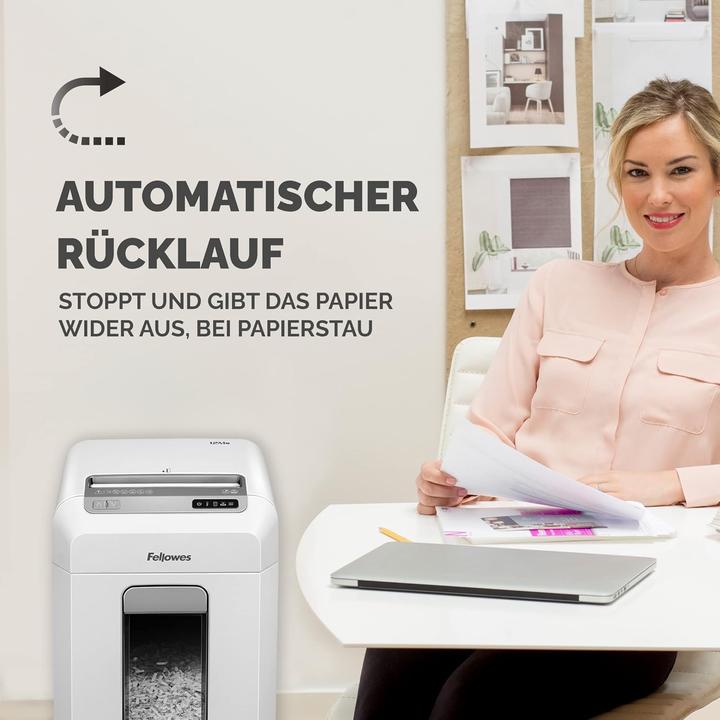 Actual product image Fellowes Powershred® 12Ms mini particle cut shredder (Particle cut)