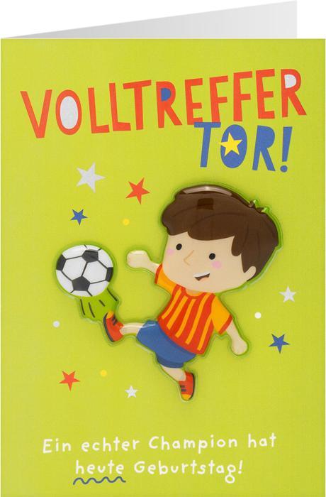 Image du produit Sheepworld Carte d'anniversaire - En plein dans le mille, but! - C'est l'anniversaire d'un vrai champion! (1 pcs)