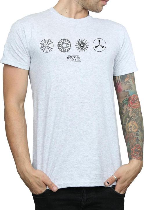 Produktbild Fantastic Beasts Circular Icons TShirt (3XL)