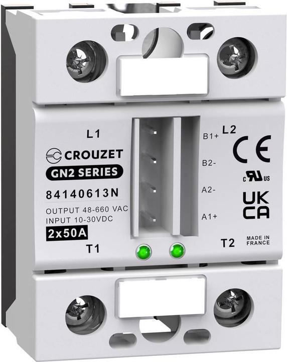 Immagine prodotto Crouzet Relè a stato solido 84140613N SSR GN2 Corrente di carico (max.): 50 A Tensione di commutazione