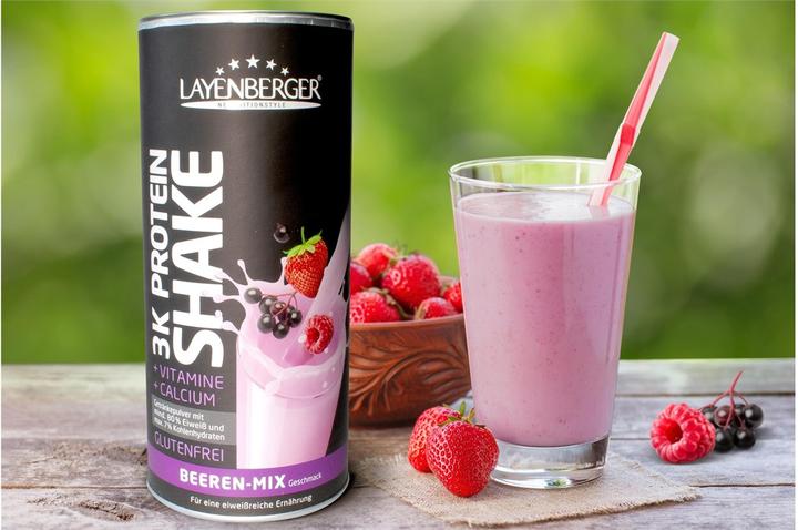 Actual product image Layenberger LowCarb.one 3K Protein Shake (Berry, 1 pcs., 360 g)