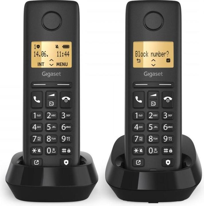 Actual product image Gigaset Pure 100 Duo cordless phone