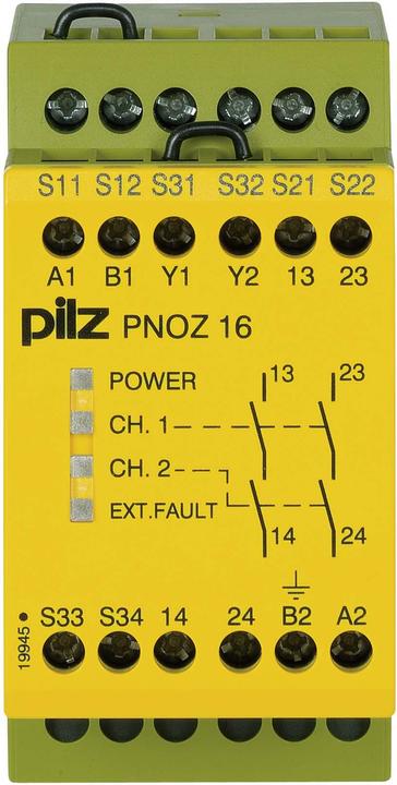 Pilz Bouton d'arrêt d'urgence