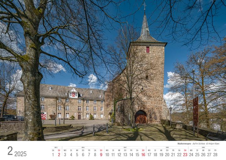 Actual product image Hückeswagen 2025 picture calendar A3 landscape spiral binding (A3, Hardcover, German)