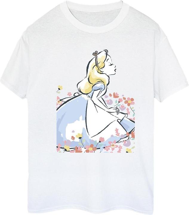 Produktbild Disney Alice In Wonderland Sketch Flowers TShirt (XL)