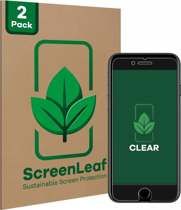 Immagine prodotto ScreenLeaf Pellicola protettiva sostenibile Pellicola protettiva dello schermo chiara trasparente (2 Pezzo/i, Apple iPhone 7)