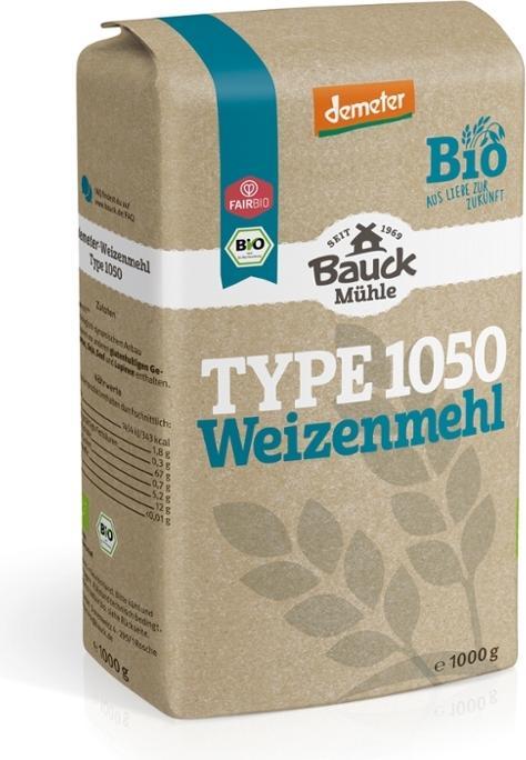Produktbild Bauckhof V! Weizenmehl Typ 1050 DEMETER (1000 g)