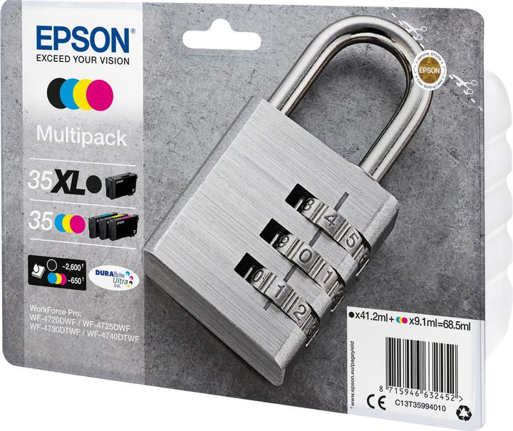 Actual product image Epson 35XL (CMYK)