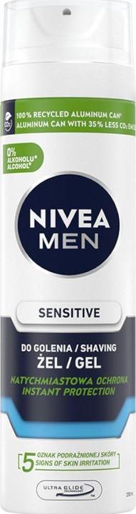 Productafbeelding NIVEA Mannen Gevoelige Scheergel Verzachtend - 200ML (200 ml, Scheergel)