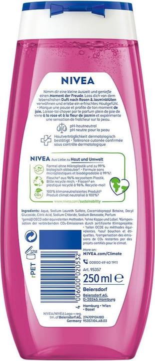 Actual product image NIVEA Joy of Life Shower Gel (250 ml)