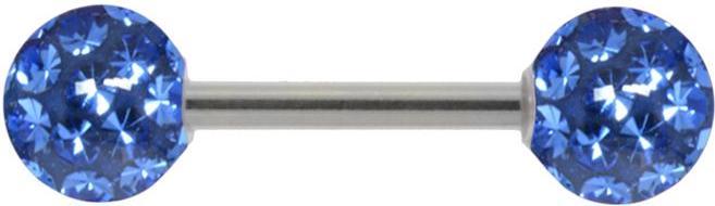 Produktbild Bijouteria Zungenpiercing (Edelstahl, Kristall, Epoxiharz)
