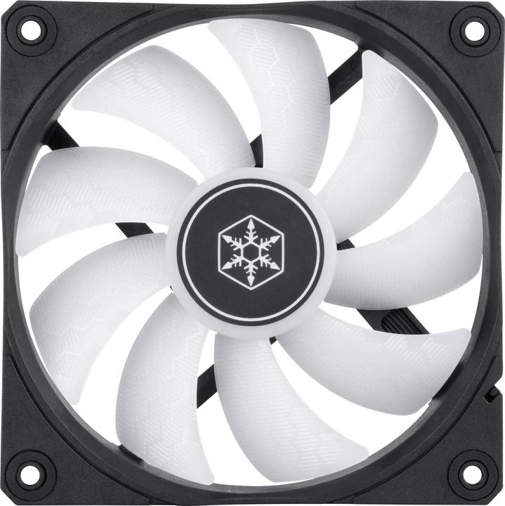 Actual product image Silverstone SST-SF120B-ARGB - Shark Force Power Amplified 120mm PWM ARGB Fan (120 mm, 1 x)