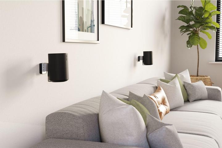 Produktbild Vogels SWM 4111 Sonos speaker muurbeugel voor Era 100 (zwart) (1 Stk., Wandmontage, Drehbar, Neigbar)