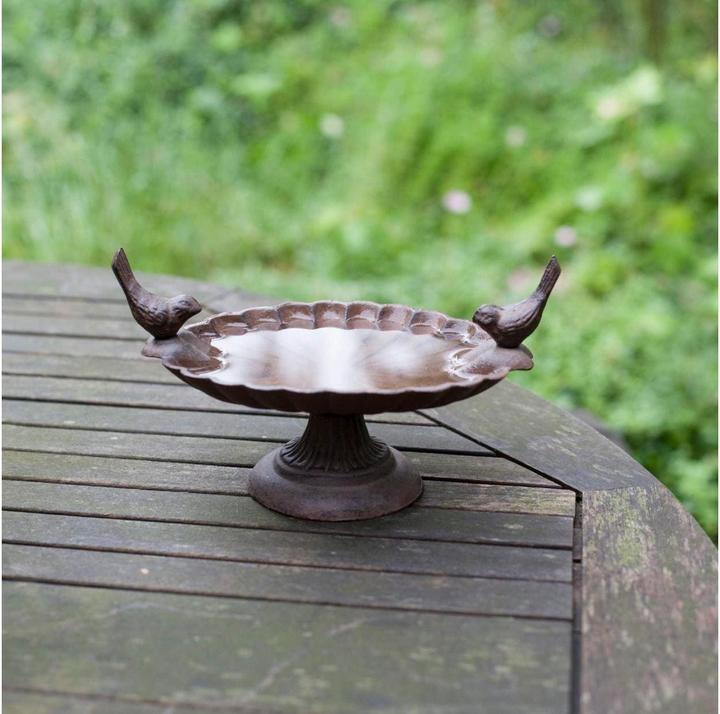 Produktbild Esschert Design Vogeltränke Fuss Gusseisen 2 Vögel