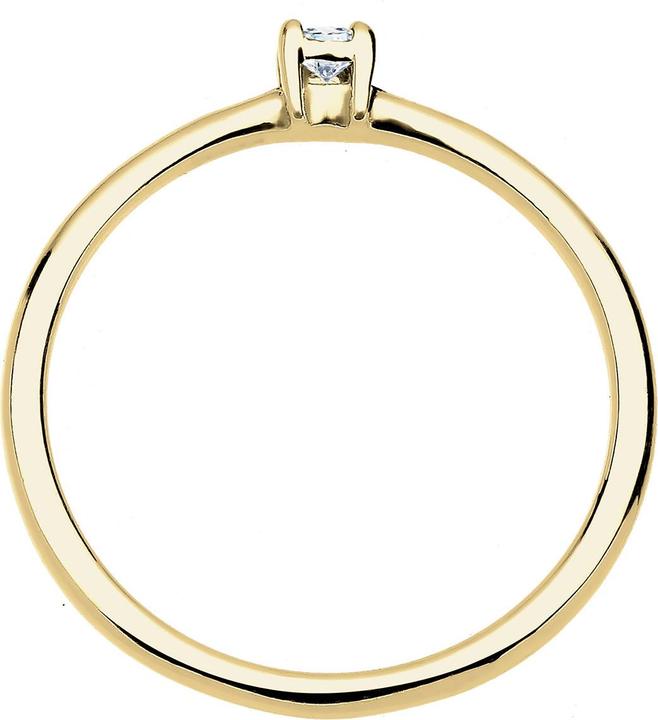 Actual product image Elli DIAMONDS Ring Engagement Ring Diamond 0.06 ct. 375 yellow gold (54, 375/9 K)
