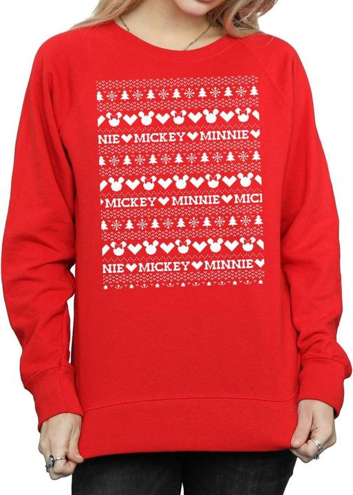 Produktbild Disney Mickey And Minnie Christmas Fair Isle Sweatshirt (L)