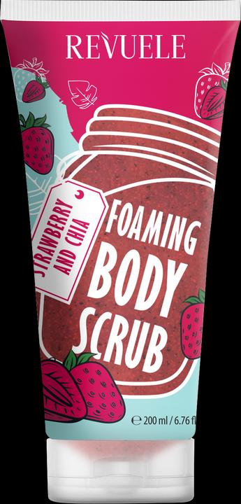 Revuele Schäumendes Körperpeeling Erdbeere & Chia 200ml (200 ml)