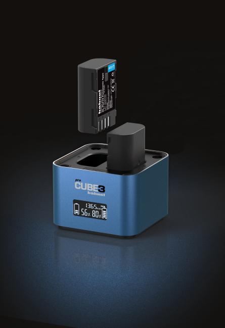 Actual product image Hähnel ProCube3 DSLR Charger Panasonic fr DMW-BLC12, BLF19, BLJ31 und BLK22 (Charger)