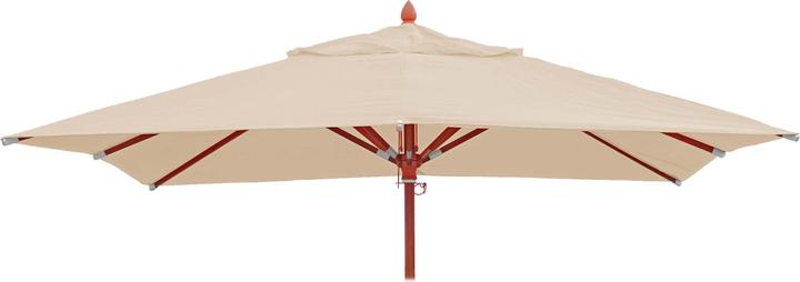 Produktbild Mendler Bezug für Gastronomie Holz-Sonnenschirm, Sonnenschirmbezug Ersatzbezug, eckig 3x3m Polyester 3kg - c (3 m)