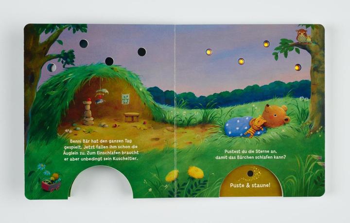 Image du produit Mein Puste-Licht-Buch: Wenn im Dunkeln Sterne funkeln (Allemand, Christina Nömer, 2020)
