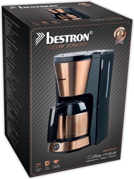 Actual product image Bestron Coffee machine with thermo jug