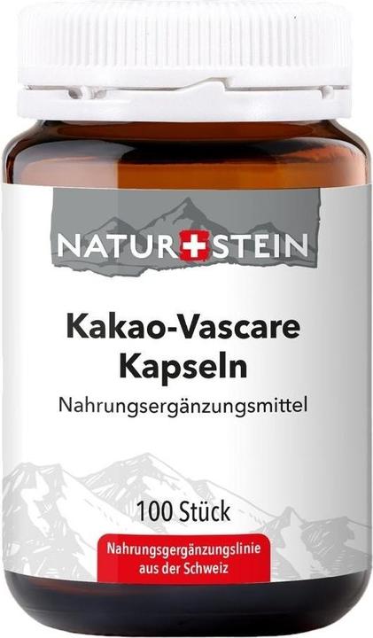 Actual product image Naturstein Cocoa Vascare (100 Piece, Capsules, 156 g)
