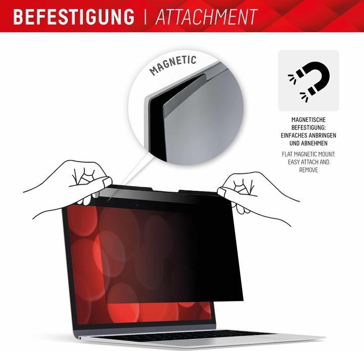 Productafbeelding Displex Privacy Safe, Laptop Blickschutzfilter (13.30", 16 : 10)