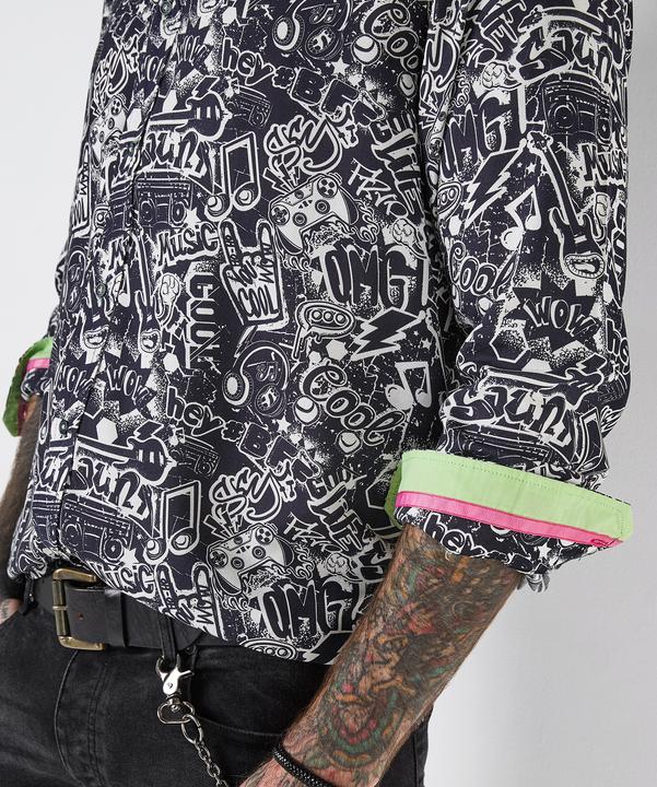 Produktbild Joe Browns Comic Print Graphic Long Sleeve Shirt (L)