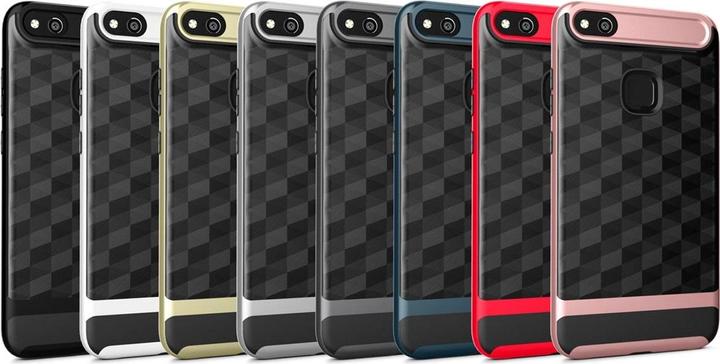 Actual product image König Design Mobile Case Huawei P10 Lite Cover Backcover Case Cases 3D Prism Design Black (Huawei P10 Lite)