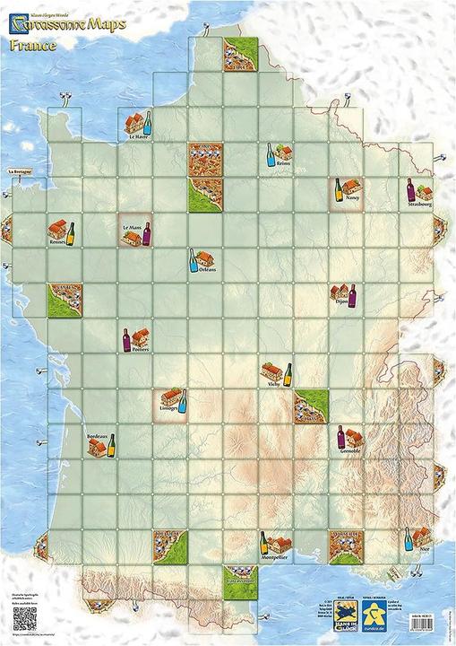 Image du produit Hans im Glück Carcassonne Maps France (Allemand)