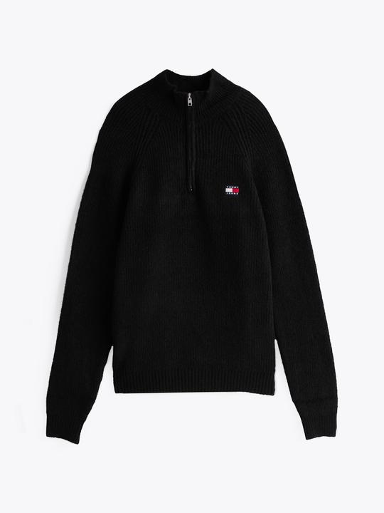 Immagine prodotto Tommy Hilfiger Tommy Jeans Regular Trui met 1/4 zip Heren - Zwart - Maat L (L)