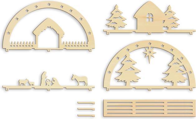 Immagine prodotto Trenddeko Culla di Natale Cristo Bambino (30 x 16 cm)