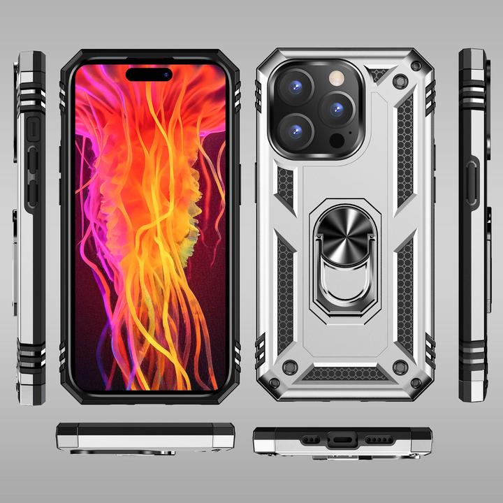 Image du produit Nalia Étui antichoc Military-Style Ring (Apple iPhone 15 Pro)