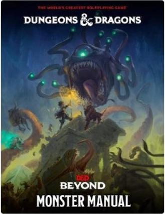 Image du produit Wizards of the Coast Dungeons & Dragons RPG Monster Manual 2024 anglais (Anglais)