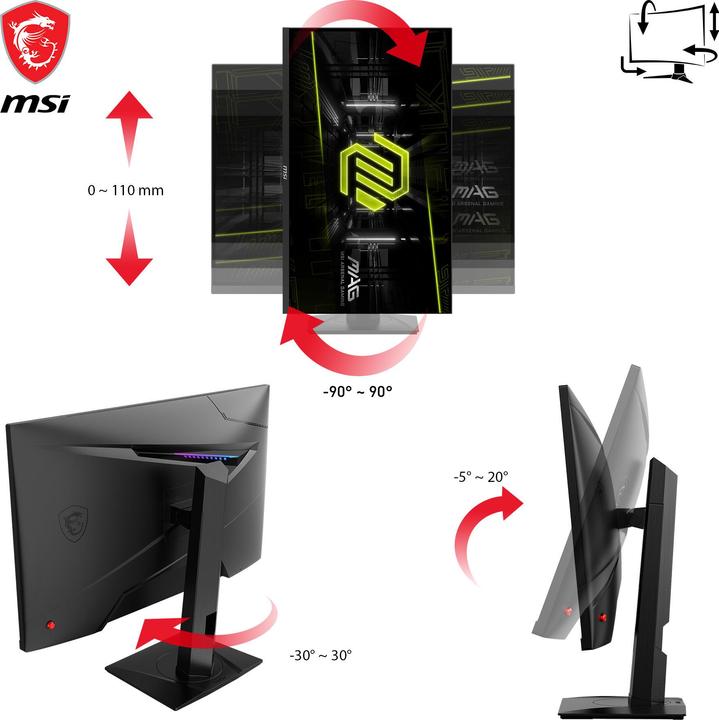 Actual product image MSI MAG 274QRFDE QD E2 (2560 x 1440 pixels, 27")