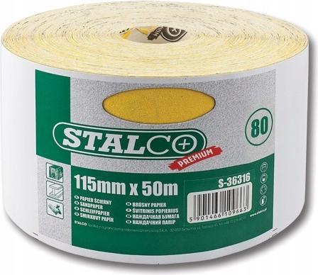 Actual product image Stalco Sandpapers in a roll of 115 mm x 50 m, G150 Stalc (G150)