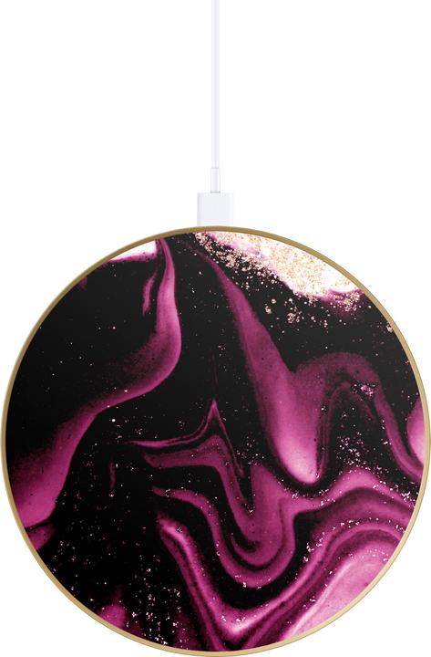 Actual product image iDeal Of Sweden Universal Charger Golden Ruby Marble (10 W)