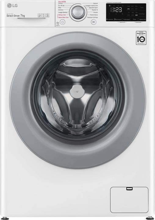 LG F2WV3S7S4E Slim AI DDTM SteamTM Lave-linge 7kg Classe énergétique D (7 kg, Gauche)