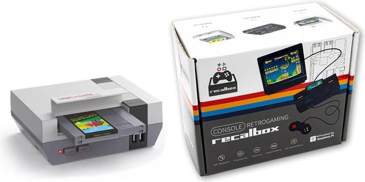 Image du produit HutoPi Console officielle Recalbox Retrogaming 4GB RAM / 128GB (Nespi box)