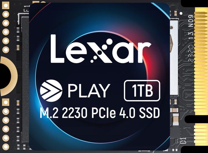 Actual product image Lexar SSD PLAY drive PCIe4.0 2230 5200/4700MB/s (1000 GB, M.2 2230)