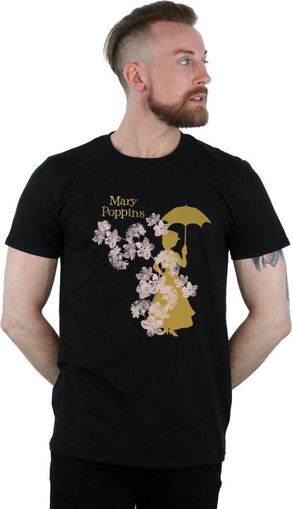 Produktbild Disney Mary Poppins Floral Silhouette TShirt (M)