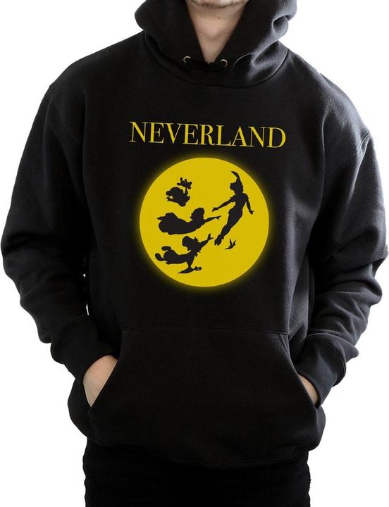 Actual product image Disney Mens Peter Pan Moon Silhouettes Hoodie (XL)