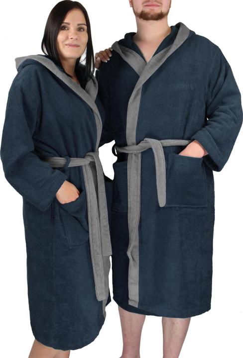 Actual product image Normani Bathrobe Two-Tone (XL)