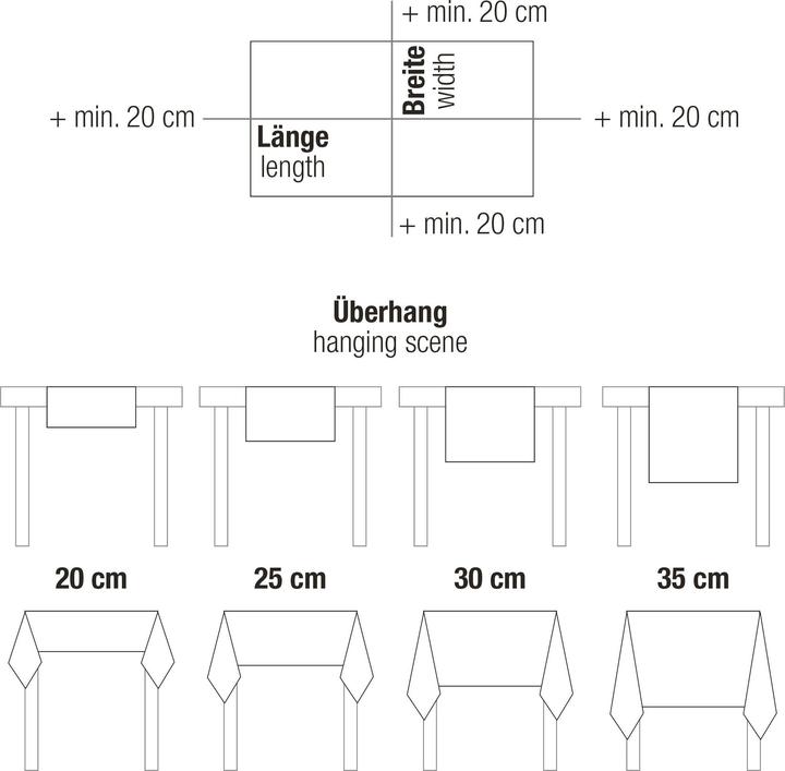 Produktbild Redbest Biertisch Tischdecke (110 x 260 cm)