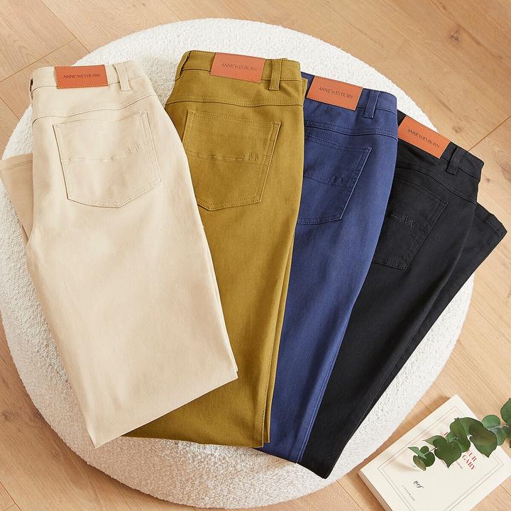 Image du produit Anne Weyburn Pantalon droit cinq poches en coton stretch (40)
