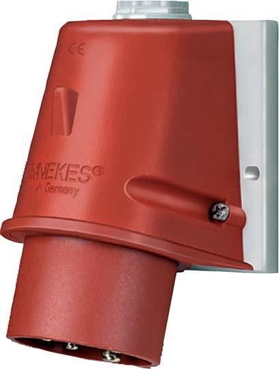 Mennekes MEN 3523 Wandstecker 32A 5p 6h 400V IP44 PHW