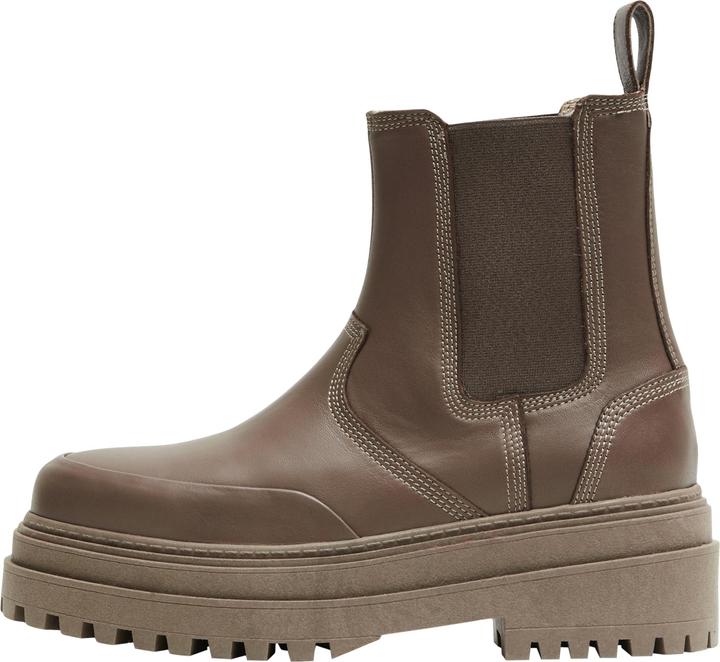 Selected Femme Chunky Leder Chelsea Boots