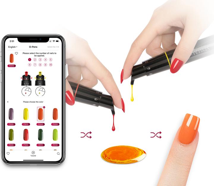 Produktbild Trisa Gelfarbe Stylemate Gelb (Nagellacktrockner, Gelb)