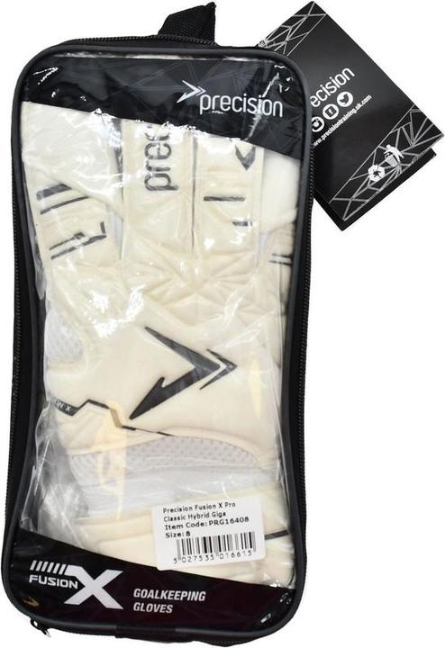 Actual product image Precision goalkeeper gloves fusion x pro hybrid giga (9.5)