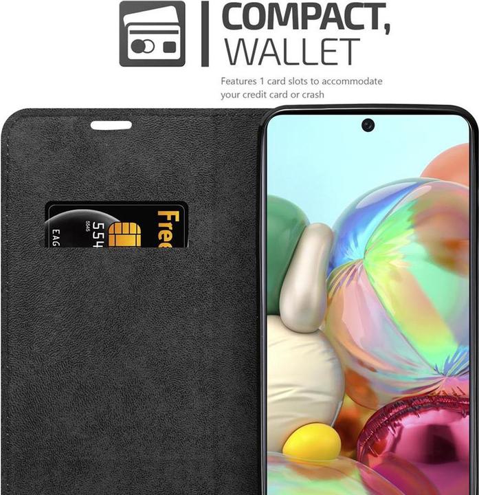 Actual product image Cadorabo Book Invisible Magnet Cover (Samsung Galaxy A71 5G)
